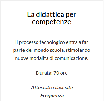 certificazioni informatiche la didattica per competenze
