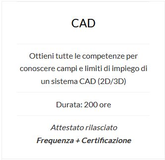 certificazioni informatiche cad