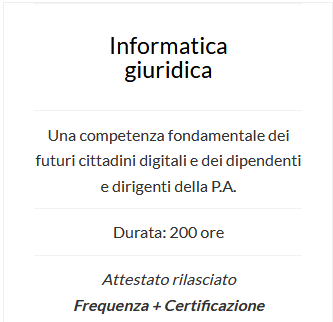 certificazioni informatiche informatica giuridica