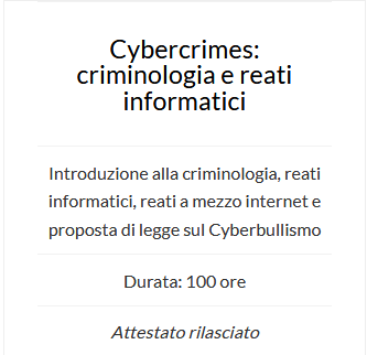 certificazioni informatiche cybercrimes