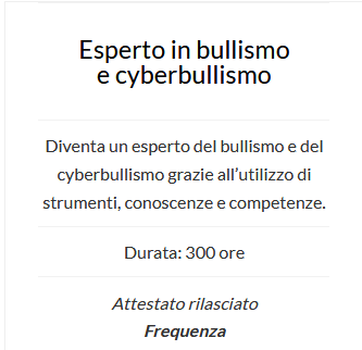 certificazioni informatiche cyberbullismo